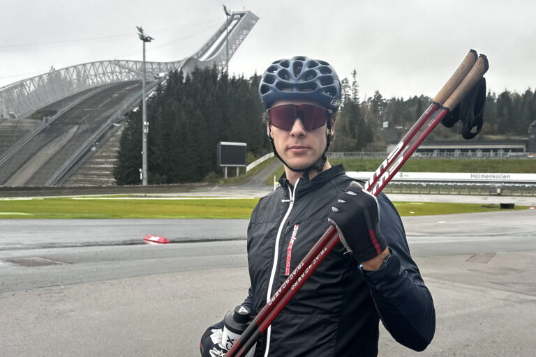 Mattis Stenshagen testerenn Holmenkollen 2024