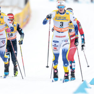 Moa Ilar (SWE), Maja Dahlqvist (SWE), (l-r) - FIS world cup cross-country, individual sprint, Lahti 2023