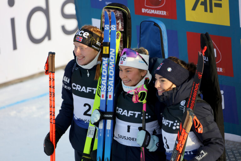 Maren presset Ingrid til målstreken