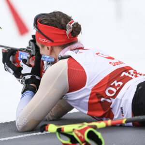 Lydia Hiernickel (SUI) - Swiss Championships biathlon, mass, Ulrichen (SUI).