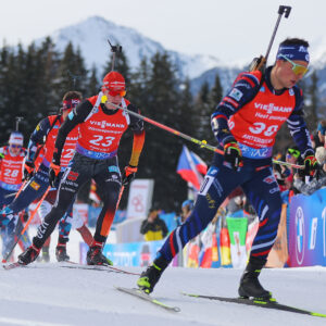 Roman Rees (GER) and Oscar Lombardot (FRA) WC Anterselva 2024