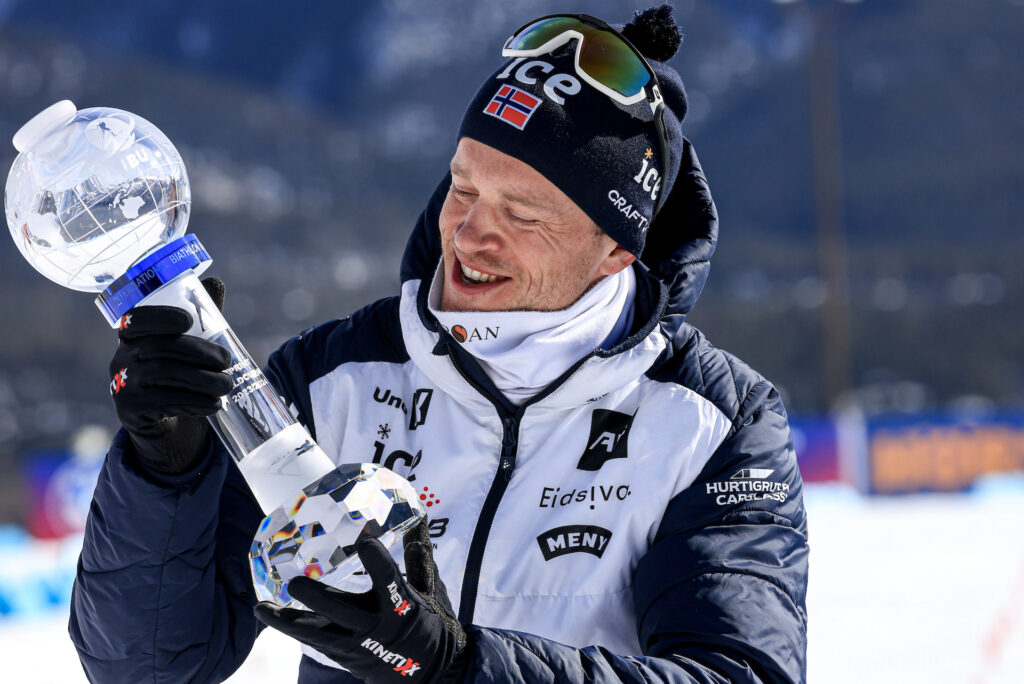 Tarjei Bø (NOR) - IBU World Cup Biathlon, cups, Canmore (CAN). 