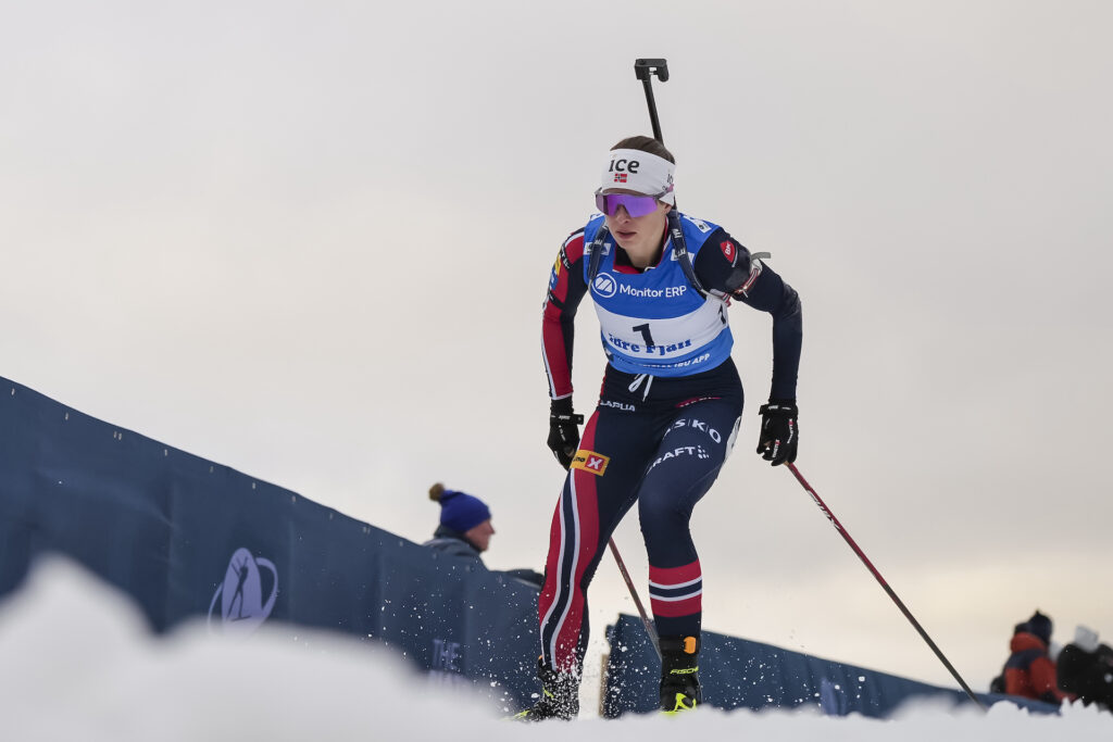 Ida Lien (NOR) - IBU Cup Biathlon, pursuit women, Idre 2024 Nordnes/Nordic Focus