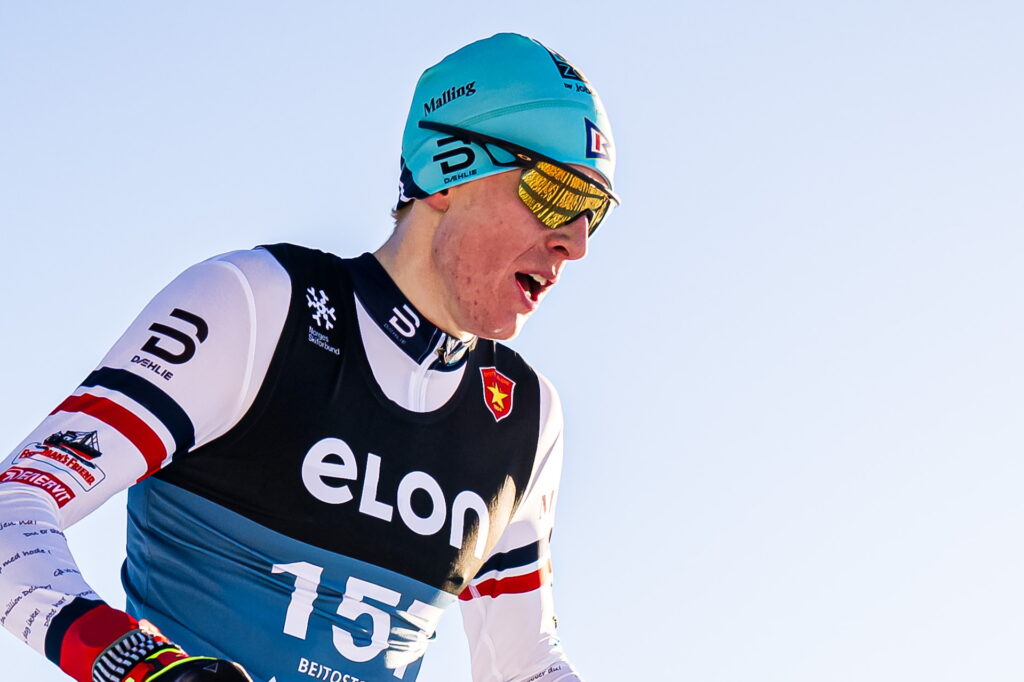 Eirik Mysen of Norway competes in the men’s 10 km classic technique interval start during Beitosprinten 2024 on November 23, 2024 in Beitostølen.