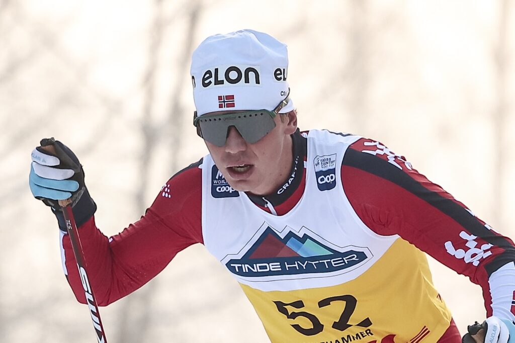 Mathias Holbaek (NOR) - FIS world cup cross-country, skiathlon, Lillehammer (NOR).