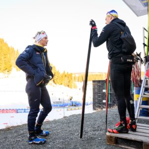 Maja Dahlqvist of the Swedish national cross-country team ahead a training session during day 0 of the 2025 FIS Nordic Ski World Championships on February 25, 2025 in Trondheim.