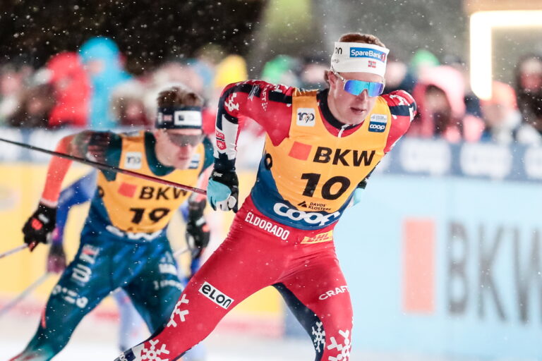 14.12.2024, Davos, Switzerland (SUI): Matz William Jenssen (NOR) - FIS world cup cross-country, individual sprint, Davos (SUI).